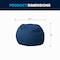 Flash Furniture Bean Bag Chair, 30 in W 30" L 18" H DG-BEAN-SMALL-DENIM-GG - alternate 10